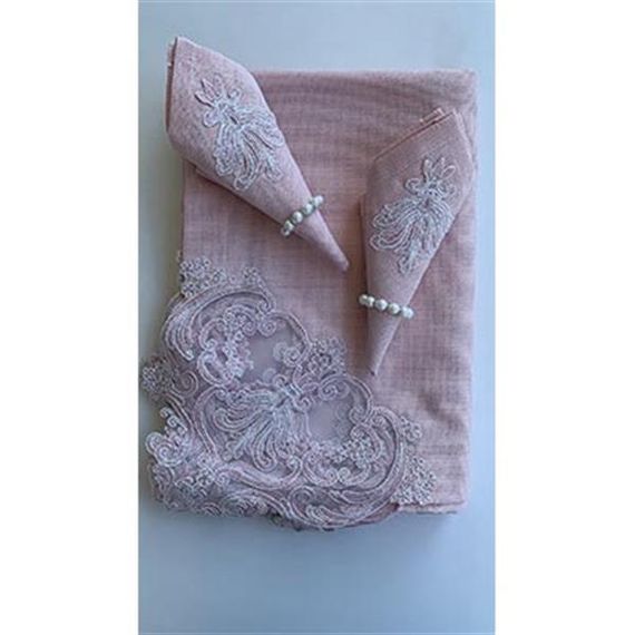 ATAK RUNNER MASA SETİ LİNEN PUDRA