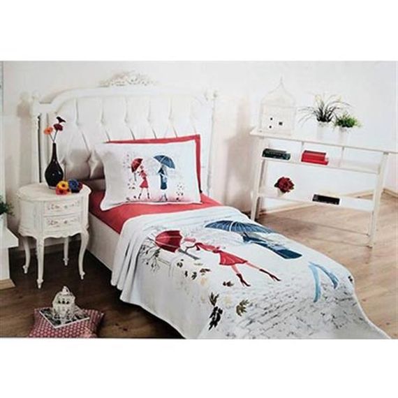 Односпальное покрывало MODA VOCE RAİNY DAY