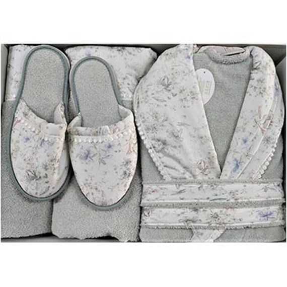 Комплект банных халатов PUPİLLA для одного человека Лев зеленый