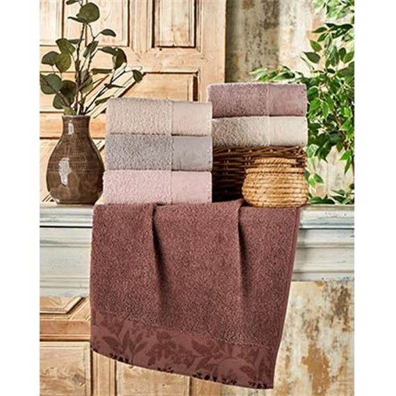 ŞIKEL COTTON 6'LI HAVLU 50*90 AYBÜKE