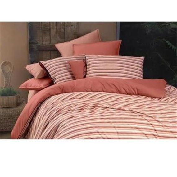 Постільна білизна SAREV PERCALE KING SIZE MERİDA TABACOLOR з високоякісного матеріалу - фото 2