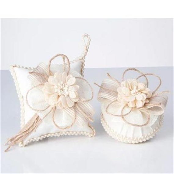 Dream Havlu  Sepet,Süslü Sabun + Şişe + Lavanta Hediyelik Kutulu 5 Parça Set Krem - fotoğraf 2