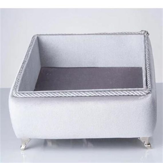 Dream Havlu  Sepet,Süslü Sabun + Şişe + Lavanta Hediyelik Kutulu 5 Parça Set Gri - fotoğraf 4