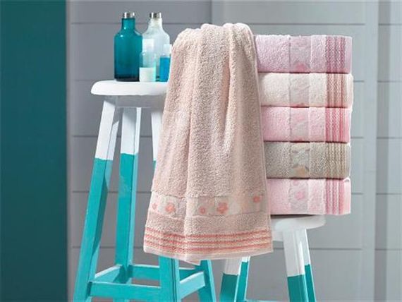 Комплект рушників для обличчя та рук Pupilla з бамбука 90*150 см, 6 шт, серія Dante