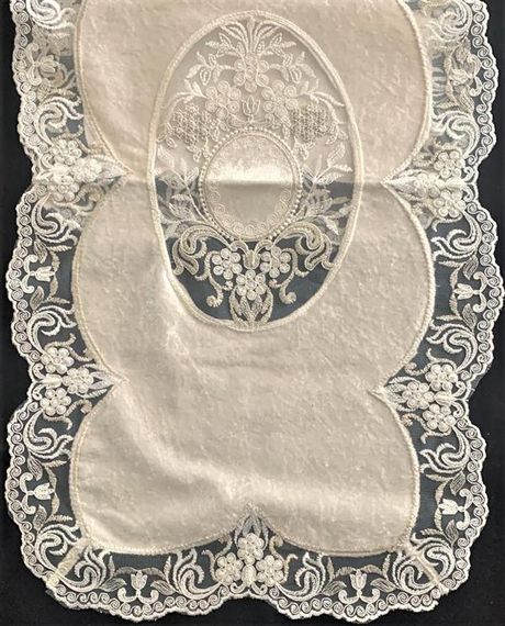 Türkişi Runner Masa Seti Monalisa Krem