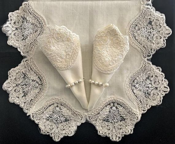 Türkişi Runner Masa Seti Belinda Krem