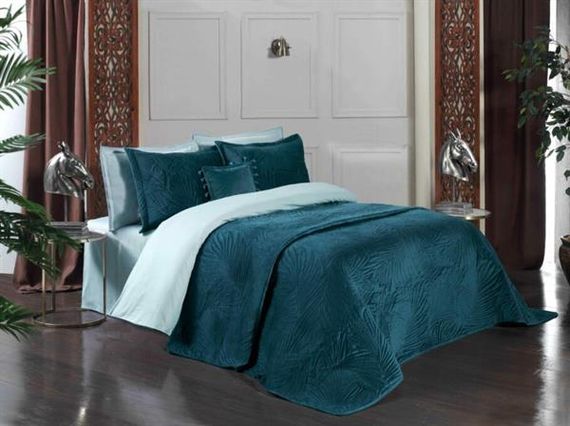 Sarev Exclusive Double Bed Linen Petrol