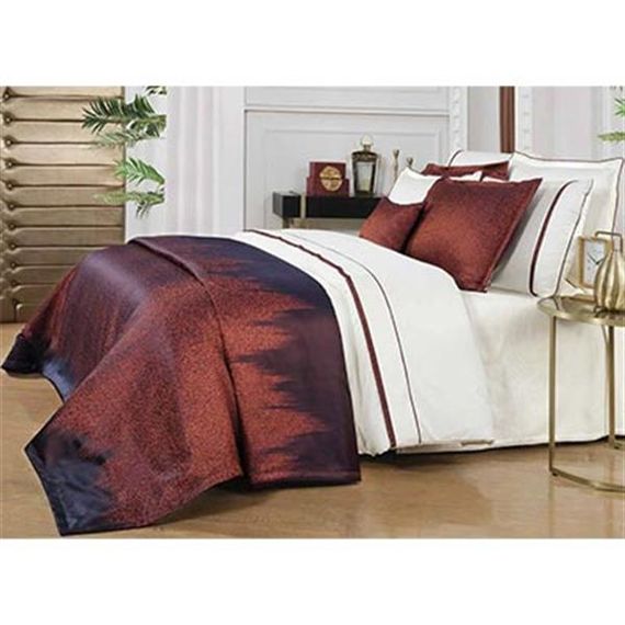 Sarev Yatak Örtülü Nevresim Takımı Grodno Lacivert