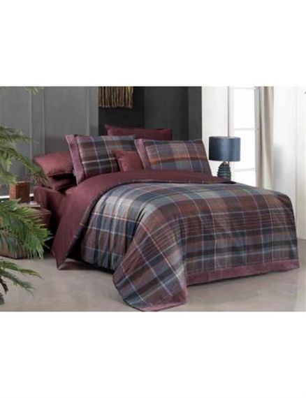 Sarev Exclusive Double Duvet Cover Set Kajani Plum