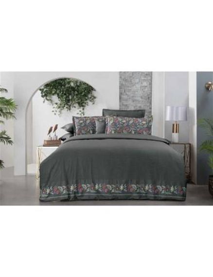 Постільна білизна Sarev Exclusive Подвійний комплект Тіроль сірий