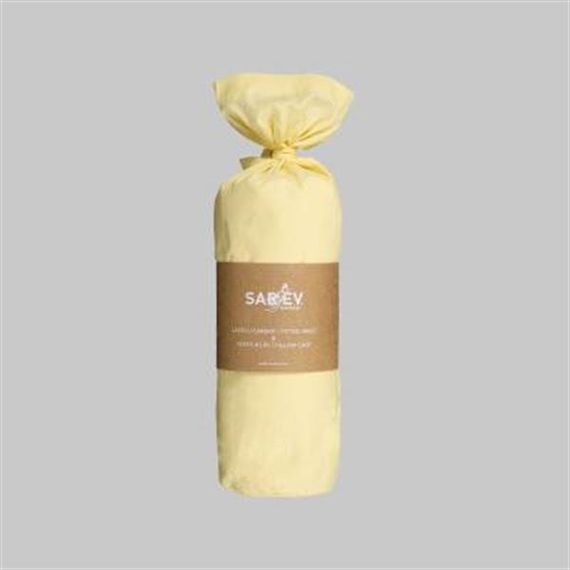 Sarev Çift Kişilik Fitted (Lastikli) Çarşaf 120x200 Sarı