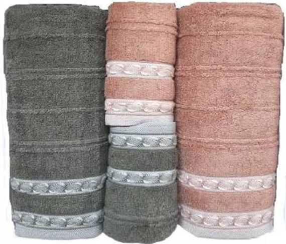 Şıkel Hamam Takımı Penye Şaika Pudra-Yeşil