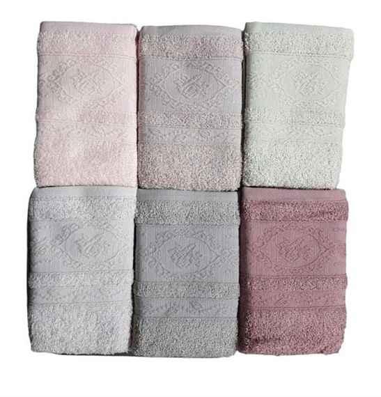 Pupilla Havlu 6 Lı  Kutulu Set 30*50 PVC Tomurcuk