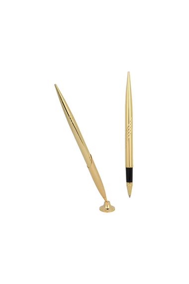 Metal Desk Pen Ballpoint Gold Color