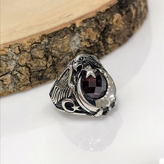 Petty Officer Kartal Ayyıldız Sterling Silver Men's Ring - photo 1