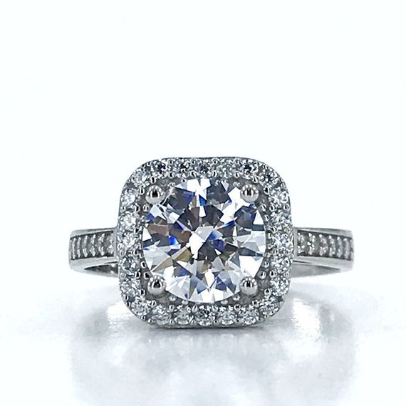 Swarovski 3.00 Carat Square Solitaire Design Ring - photo 2