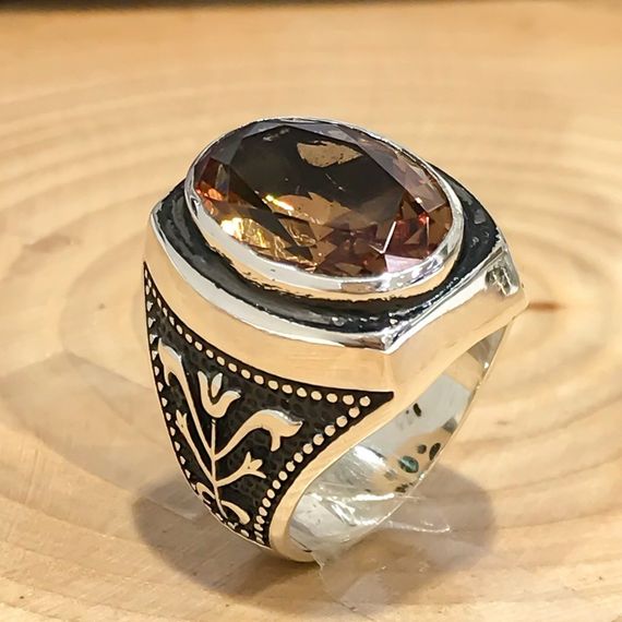 Zultanite Stone Knight Case Special Edition Sterling Silver Men's Ring - photo 1