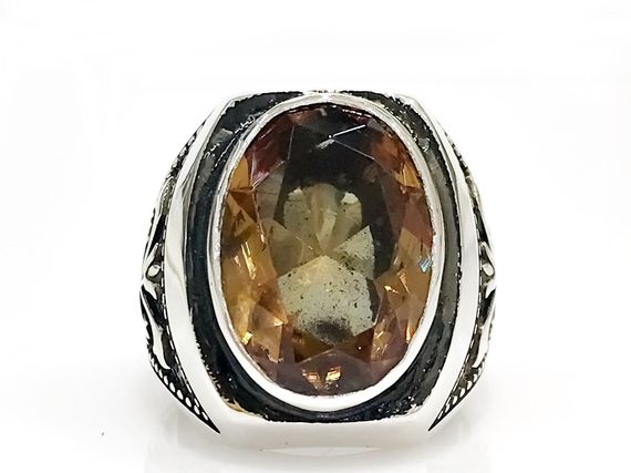 Zultanite Stone Knight Case Special Edition Sterling Silver Men's Ring - photo 3