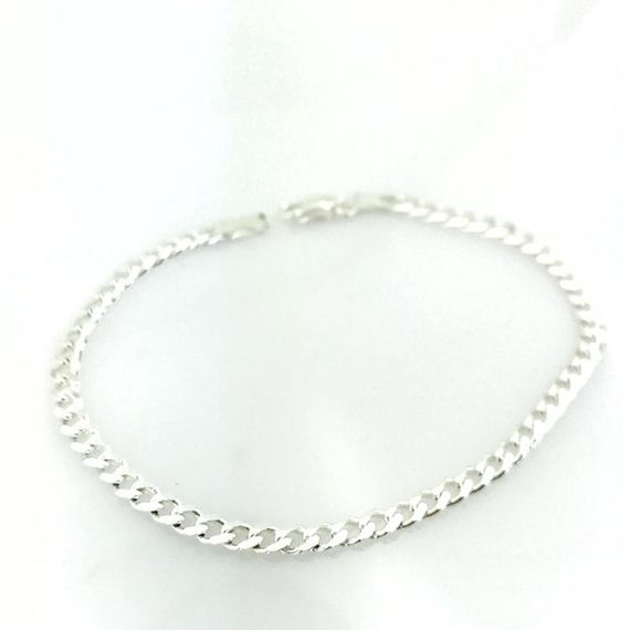 4 mm Gurmet Best Model Silver Men's Bracelet - photo 3