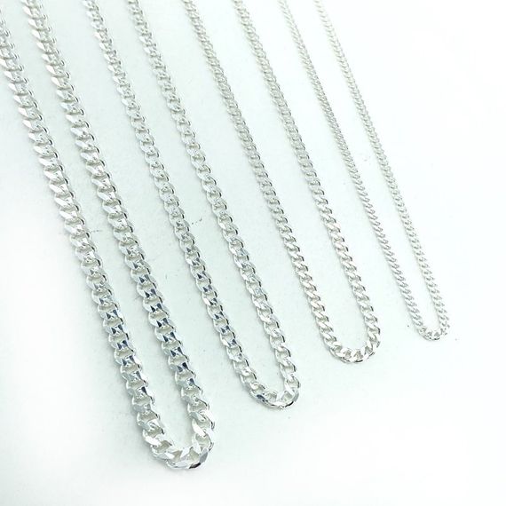 60-65 cm Gourmet Model Classic Silver Men's Chain - photo 2