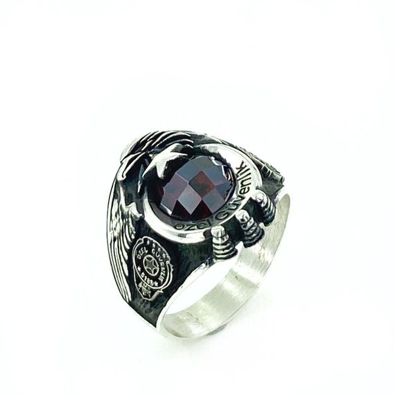 Private Security 5188 Kartal Ayyıldız 925 Sterling Silver Men's Ring - photo 3