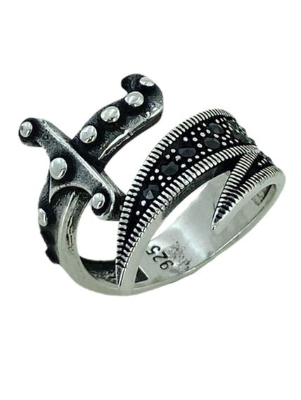 New Zülfikar Kılınç Special Design 925 Sterling Silver Men's Ring - photo 1