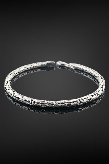 King Chain 17 gr 21 cm 4 mm 925 Sterling Silver Men's Bracelet