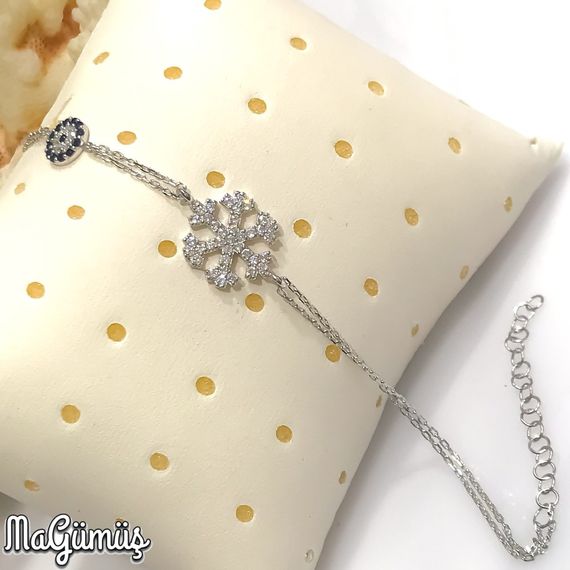 Snowflake Indispensable Silver Women's Bracelet Wonderful