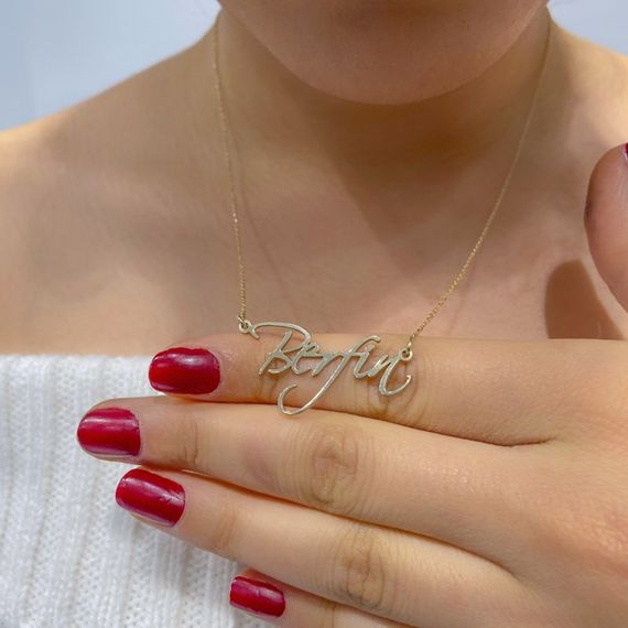 New Style Trend Name 925 Silver Name Necklace - photo 1