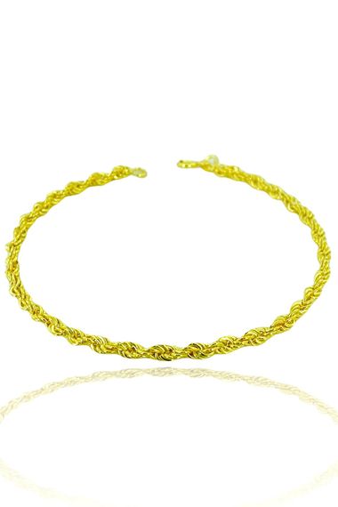 Twist Chain Gold Plated 925 Sterling Silver Bracelet - photo 1