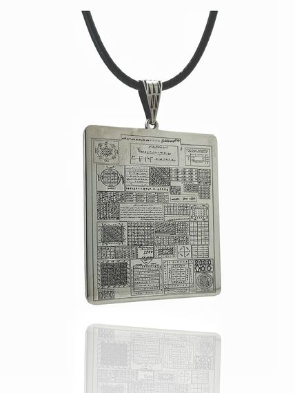 Superstition Magic Genie Devil Loyal Karachukha Prayer Talisman 925 Sterling Silver Necklace - photo 4