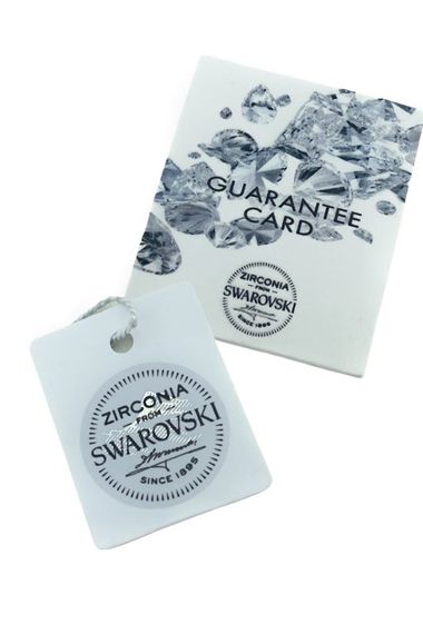 Sertifikalı Swarovski 3 Üç Taş Tria 925 Gümüş Set Takım - fotoğraf 3
