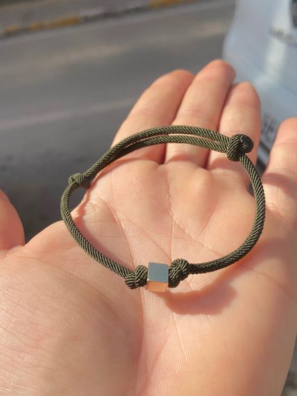 للجنسين تريند الأخضر سلسلة مكعب سوار 14 كيلو