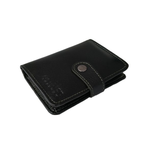 PEL-SY3511 PELİKAN LEATHER VERTICAL CARD HOLDER WITH WALLET (BLACK) - photo 5