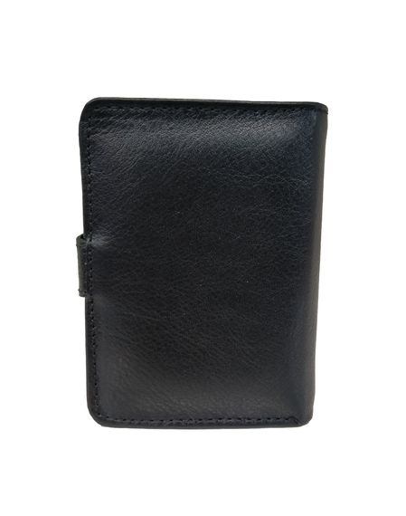 PEL-SY3511 PELİKAN LEATHER VERTICAL CARD HOLDER WITH WALLET (BLACK) - photo 4