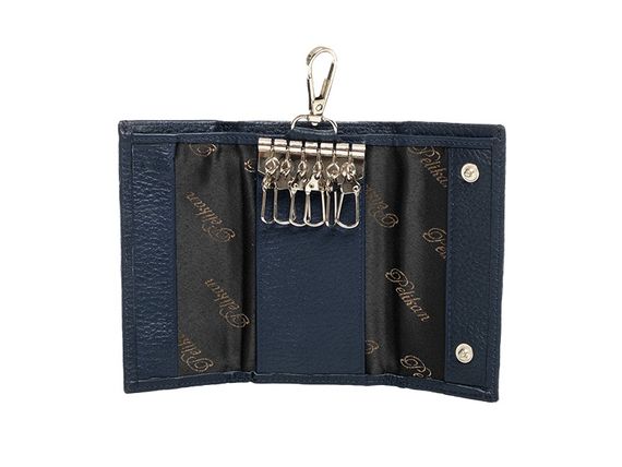 PELIKAN LEATHER KEYRING NAVY BLUE - photo 2