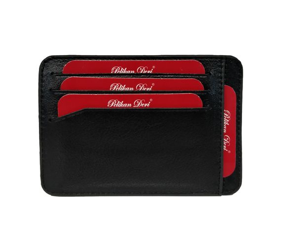 PEL-FL470 PELİKAN LEATHER CARD HOLDER (BLACK)