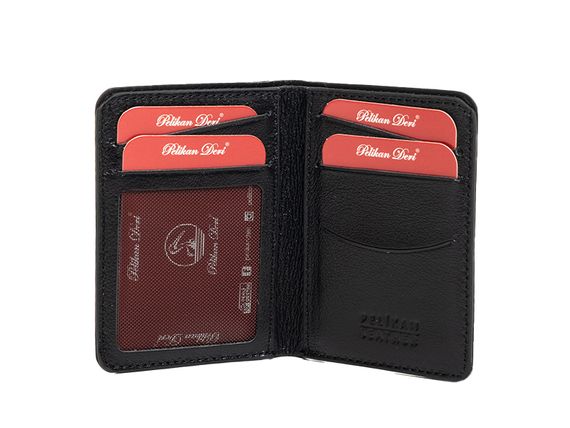 PEL-FL670 PELİKAN LEATHER MEN'S WALLET (BLACK) - photo 1