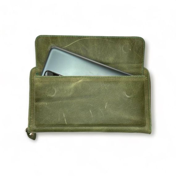 PEL-AT04G PELICAN LEATHER PORTFOLIO WALLET (GREY GREEN) - photo 4