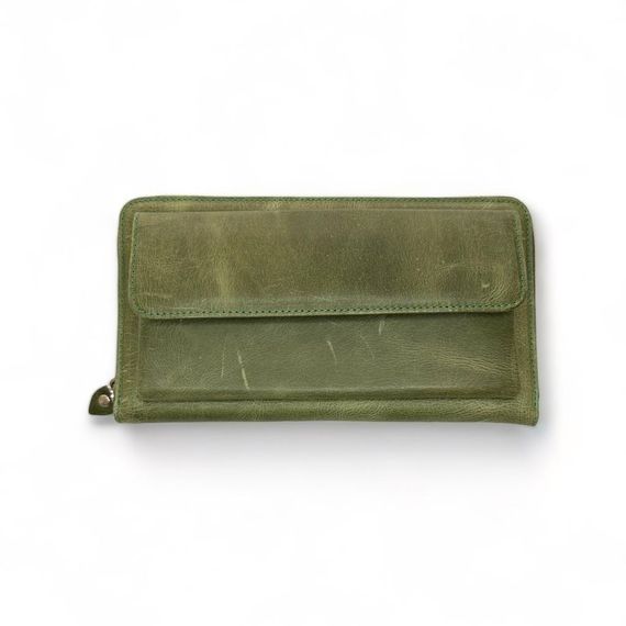 PEL-AT04G PELICAN LEATHER PORTFOLIO WALLET (GREY GREEN) - photo 1