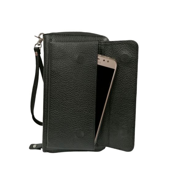 PEL-AT04 PELİKAN LEATHER PORTFOLIO WALLET (BLACK) - photo 3