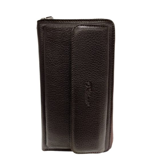 PEL-AT04 PELİKAN LEATHER PORTFOLIO WALLET (BROWN) - photo 1