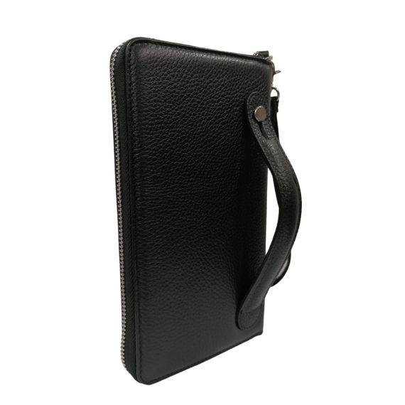 PEL-AT04 PELİKAN LEATHER PORTFOLIO WALLET (BLACK) - photo 2