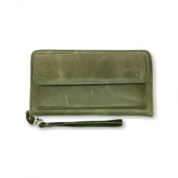 PEL-AT04G PELICAN LEATHER PORTFOLIO WALLET (GREY GREEN) - photo 3