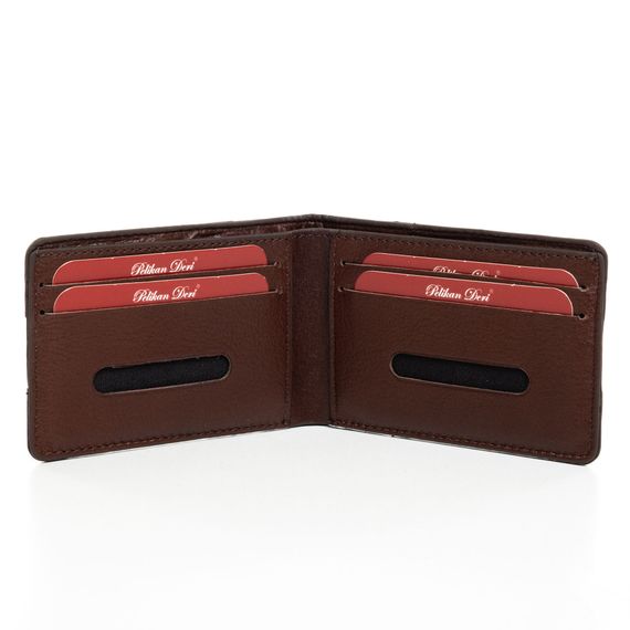 PEL-FL2701 PELIKAN LEATHER MEN'S WALLET (BROWN) - photo 2