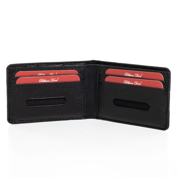 PEL-FL2701 PELİKAN LEATHER MEN'S WALLET (BLACK) - photo 3