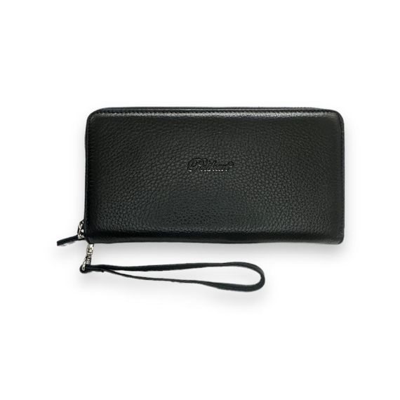 PEL-AT07 PELIKAN LEATHER DOUBLE (DOUBLE) ZIPPER WALLET (UNİSEX-BLACK) - photo 3