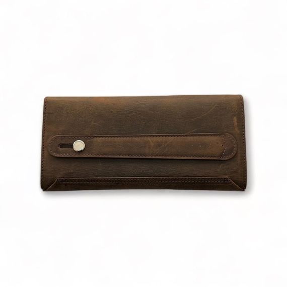 PEL-AT479G PELICAN LEATHER COMFORTABLE WALLET (UNİSEX-GRAY-DARK BROWN) - photo 2