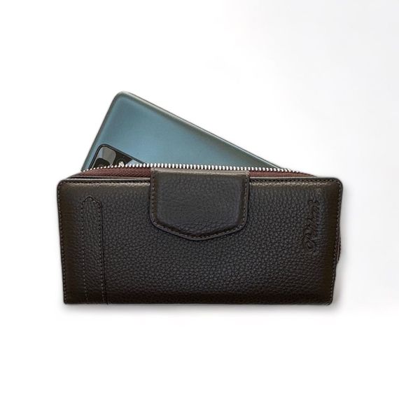 PEL-AT470 PELICAN LEATHER UNISEX WALLET (BROWN) - photo 3