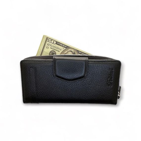 PEL-AT470 PELIKAN LEATHER UNISEX WALLET (BLACK) - photo 4